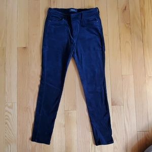 Velvet skinny jeans